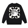 Off-White Black Monochrome Lunar Arrow Crewneck Sweatshirt