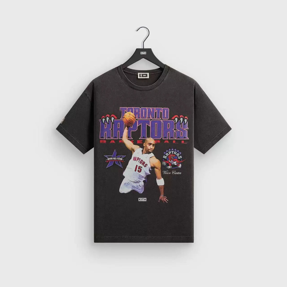 Kith x Toronto Raptors Vintage Basketball Graphic Tee