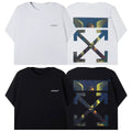 Off-White Angel Painting Arrow Graphic Short Sleeve T-Shirt