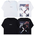 Off-White Figure Photo Arrow Graphic Short Sleeve T-Shirt
